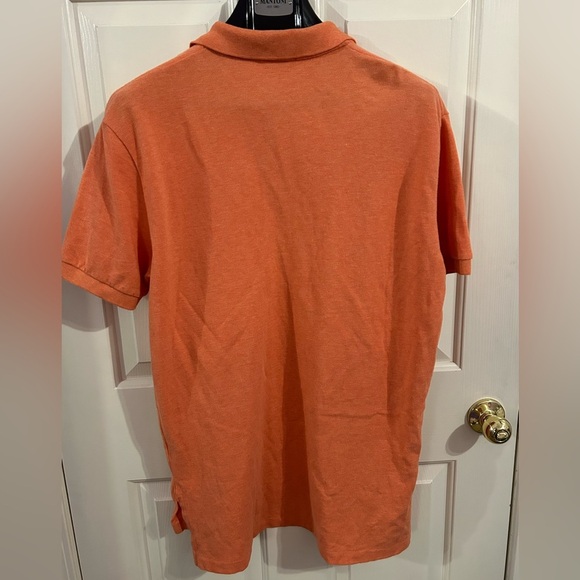 Polo Ralph Lauren Men’s Large Classic Fit Short Sleeve Orange Green Pony. - Picture 2 of 8